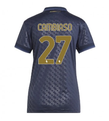 Juventus Andrea Cambiaso #27 Tredje trøje Dame 2024-25 Kort ærmer